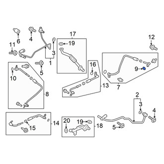 Ford OE - Turbocharger Coolant Line Gasket