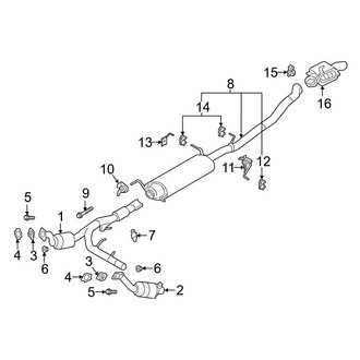 Ford OE - Exhaust System - Exhaust Components