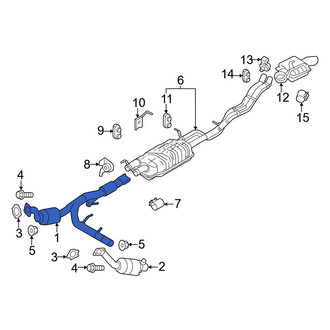 Ford OE - Right Catalytic Converter