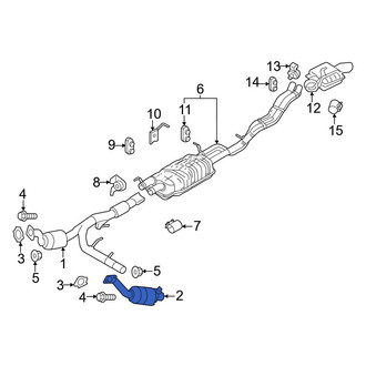 Ford OE - Right Catalytic Converter