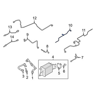 Ford OE - Evaporative Emissions System Lines