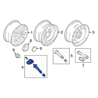 Ford OE - Front Tire Pressure Monitoring System (TPMS) Sensor