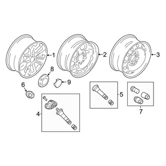 Ford OE - Wheels (17"), (Max SSV / SSV)