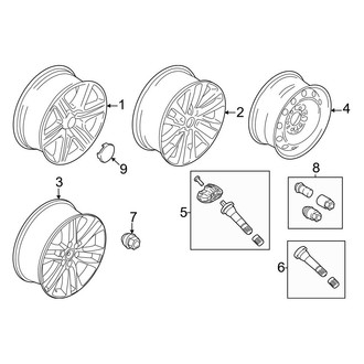 Ford OE - Wheels (20"), (Limited / Max Limited / Max XLT / XLT)