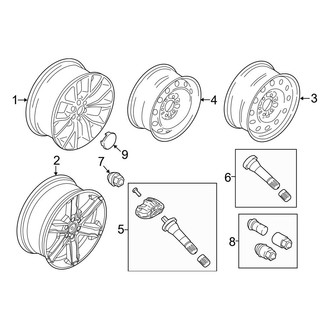 Ford OE - Wheels (22"), (King Ranch / Limited / Max King Ranch / Max Limited / Max Platinum / Platinum)