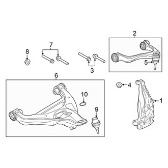 Ford OE - Front Suspension - Suspension Components (4WD)
