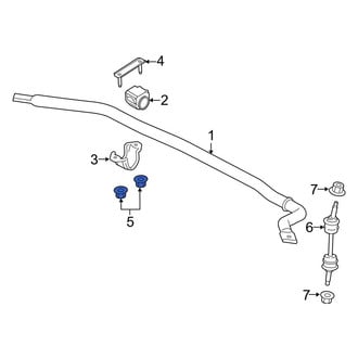 Ford OE - Suspension Shock Absorber Mount Nut