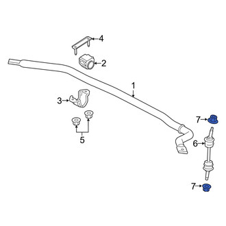 Ford OE - Lower Suspension Strut Nut