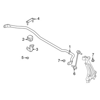 Ford OE - Front Suspension - Stabilizer Bar & Components (4WD)
