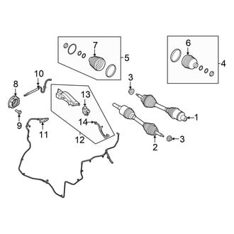 Ford OE - Front Suspension - Drive Axles (4WD)