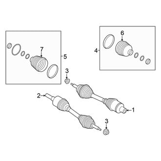 Ford OE - Front Suspension - Drive Axles (4WD)