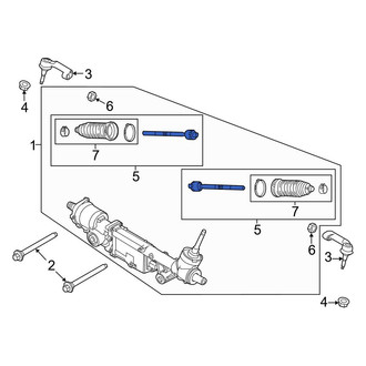 Ford OE - Inner Steering Tie Rod End