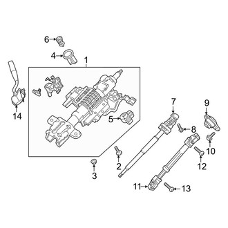 Ford OE - Steering Column Assembly (Manual Tilt)