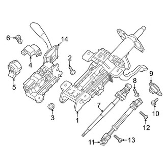 Ford OE - Steering Column Assembly (Manual Tilt)