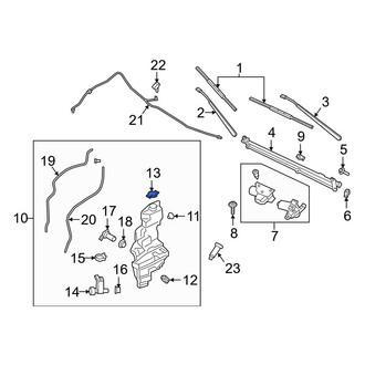 Ford OE - Front Washer Fluid Reservoir Cap
