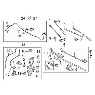 Ford OE - Windshield - Wiper & Washer Components