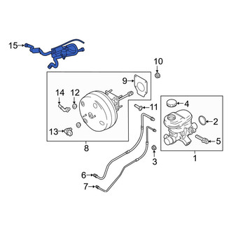 Ford OE - Brake Vacuum Hose
