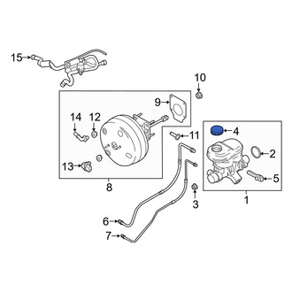 Ford OE - Brake Master Cylinder Reservoir Cap