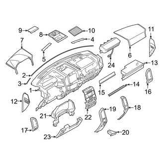 Ford OE - Instrument Panel Components (Panel & Trim)