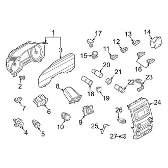 Ford OE - Instrument Panel - Cluster & Switches