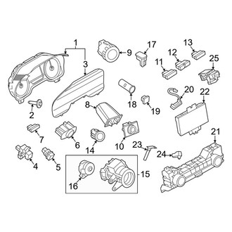 Ford OE - Instrument Panel - Cluster & Switches