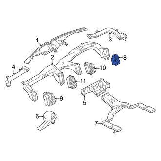 Ford OE - Right Outer Dashboard Air Vent