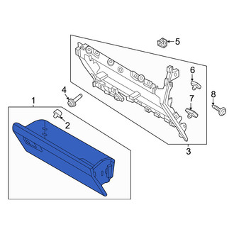 Ford OE - Front Lower Glove Box Door