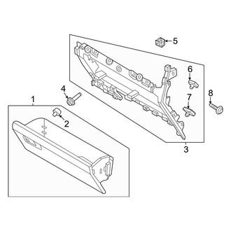 Ford OE - Instrument Panel - Glove Box (Lower)