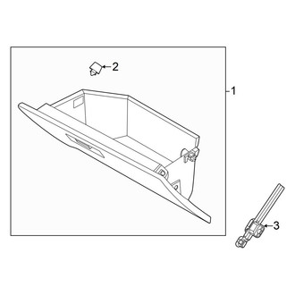 Ford OE - Instrument Panel - Glove Box