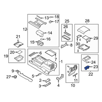 Ford OE - Front Console Cup Holder