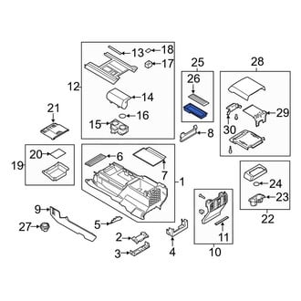 Ford OE - Console Compartment