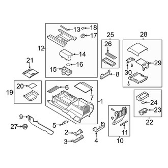 Ford OE - Console (Full Console, Console & Components)