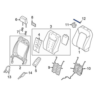 Ford OE - Front Left Folding Seat Release Cable