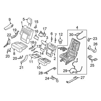 Ford OE - Seats & Tracks - Second Row Seats (Captains Seats)