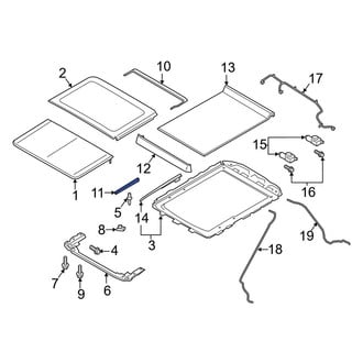 Ford OE - Sunroof Opening Trim