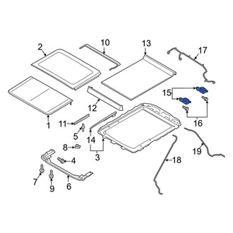 Ford OE - Sunroof Motor