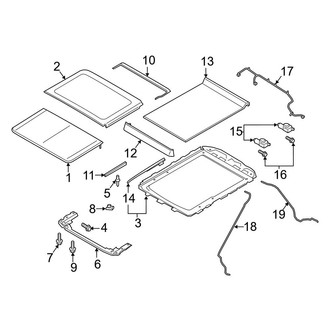 Ford OE - Roof - Sunroof (Limited / Platinum / SSV / XL / XLT)