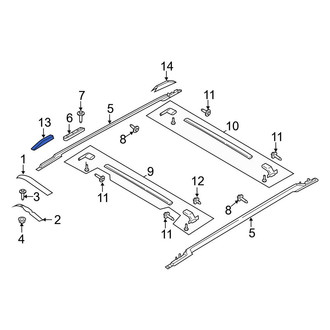 Ford OE - Front Left Roof Rack Cover