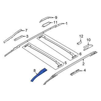 Ford OE - Front Left Roof Rack Cover
