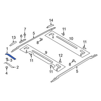 Ford OE - Right Roof Molding