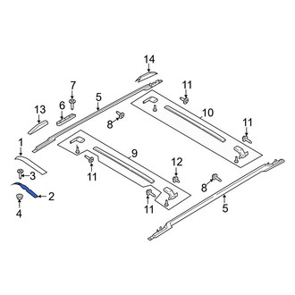 Ford OE - Left Roof Molding Bracket