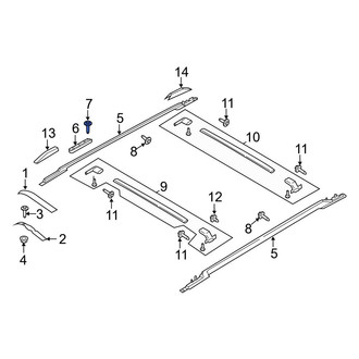 Ford OE - Roof Molding Bolt