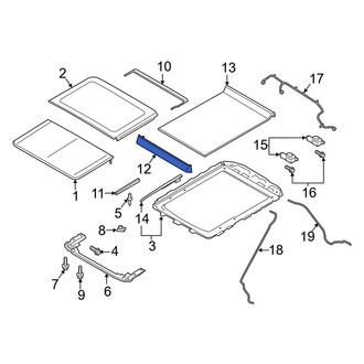 Ford OE - Sunroof Deflector