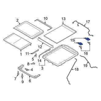 Ford OE - Sunroof Motor