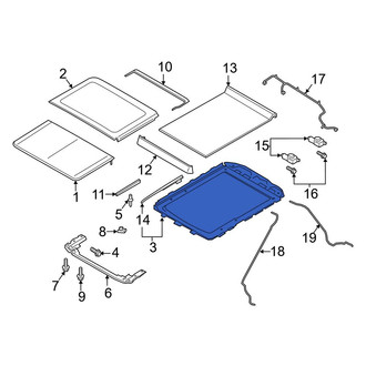 Ford OE - Sunroof Frame