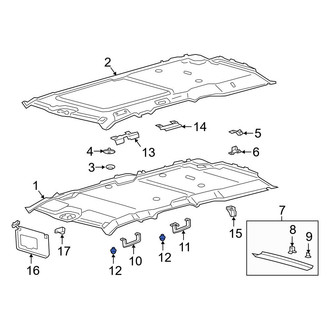 Ford OE - Interior Grab Bar Cap