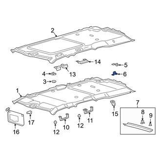Ford OE - Headliner Clip