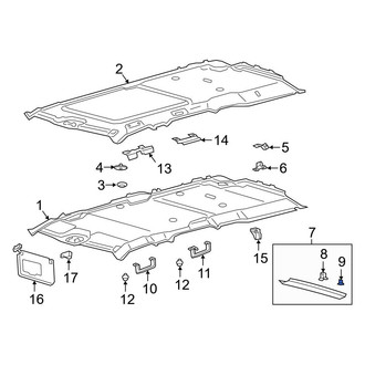 Ford OE - Liftgate Trim Cover Clip
