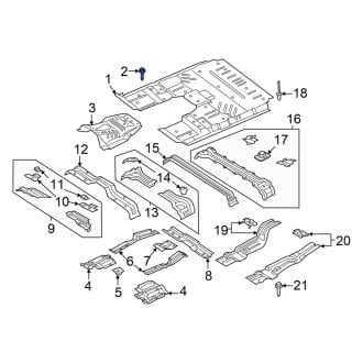 Ford OE - Floor Pan Rivet