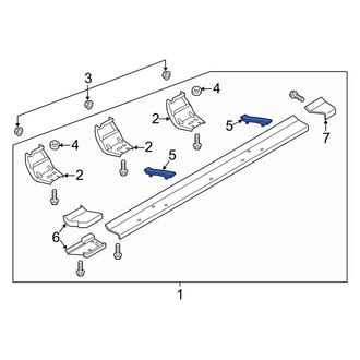 Ford OE - Right Running Board Step Pad